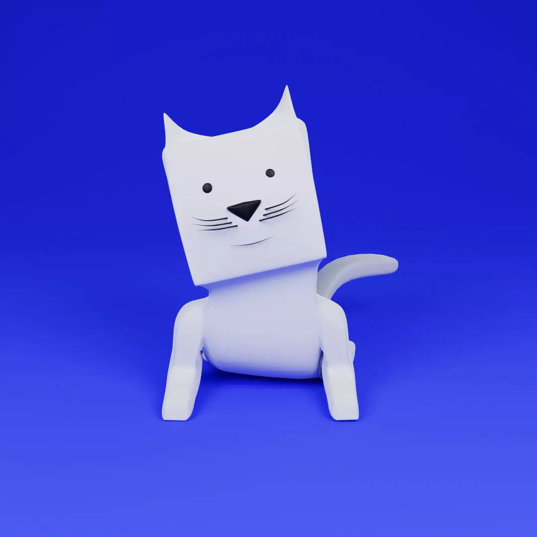 Cute Cat Free 3D model