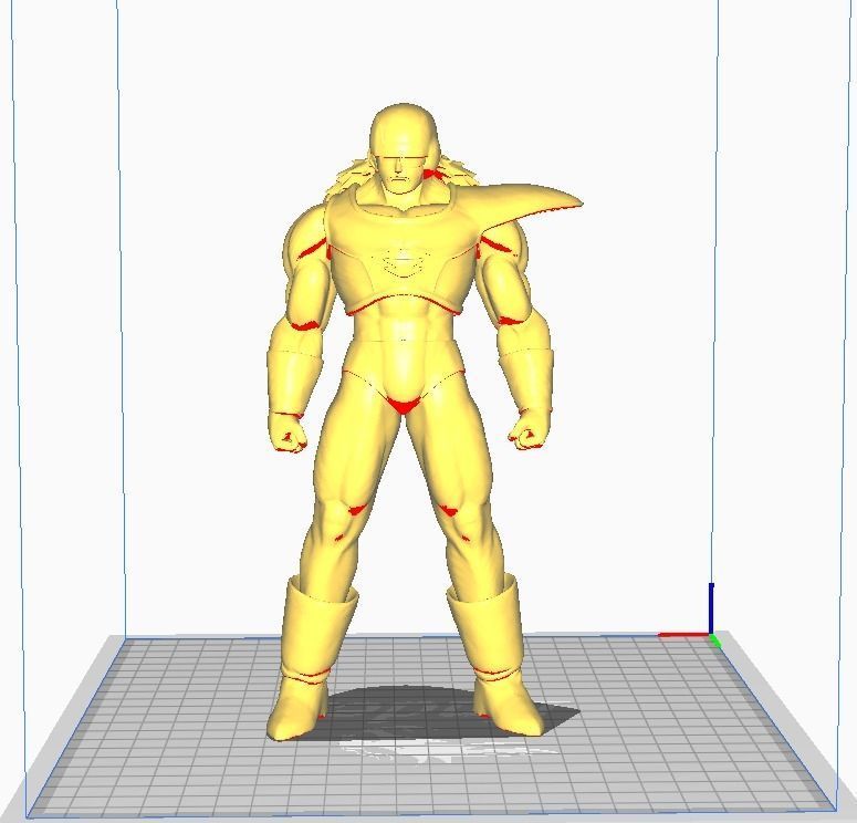 Dore 3D Model dragon ball z action figure 3D print model_2