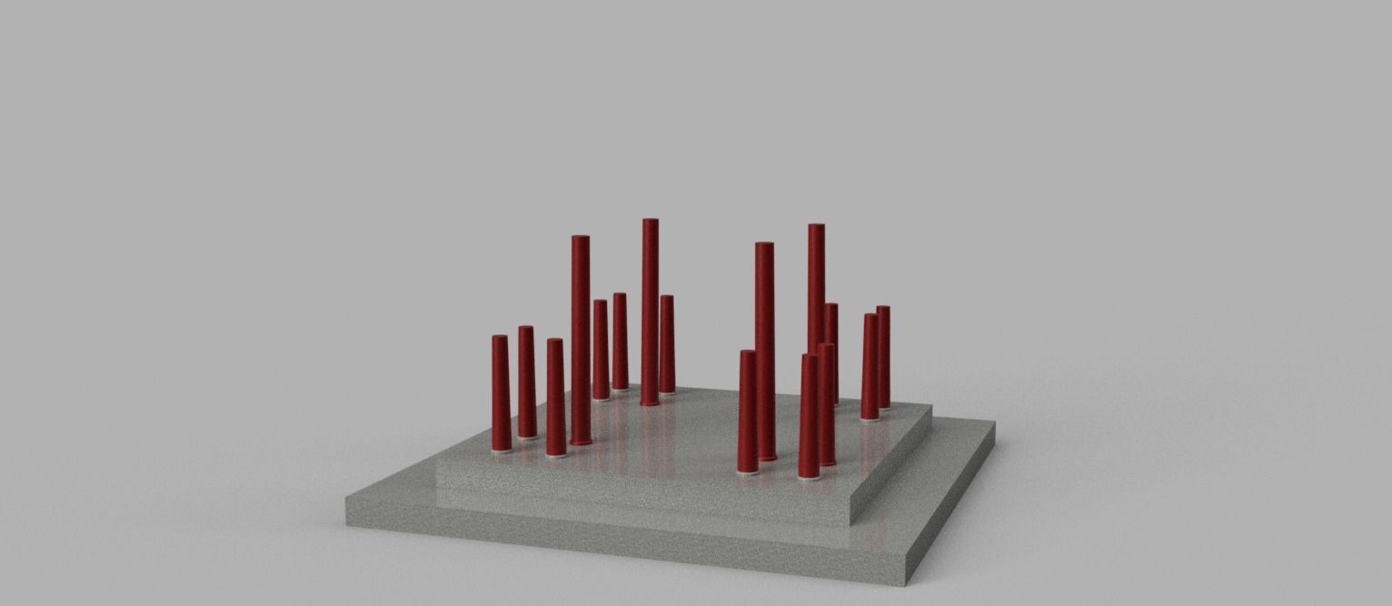 Oriental Vietnam Buddhist temple Low-poly 3D model_14