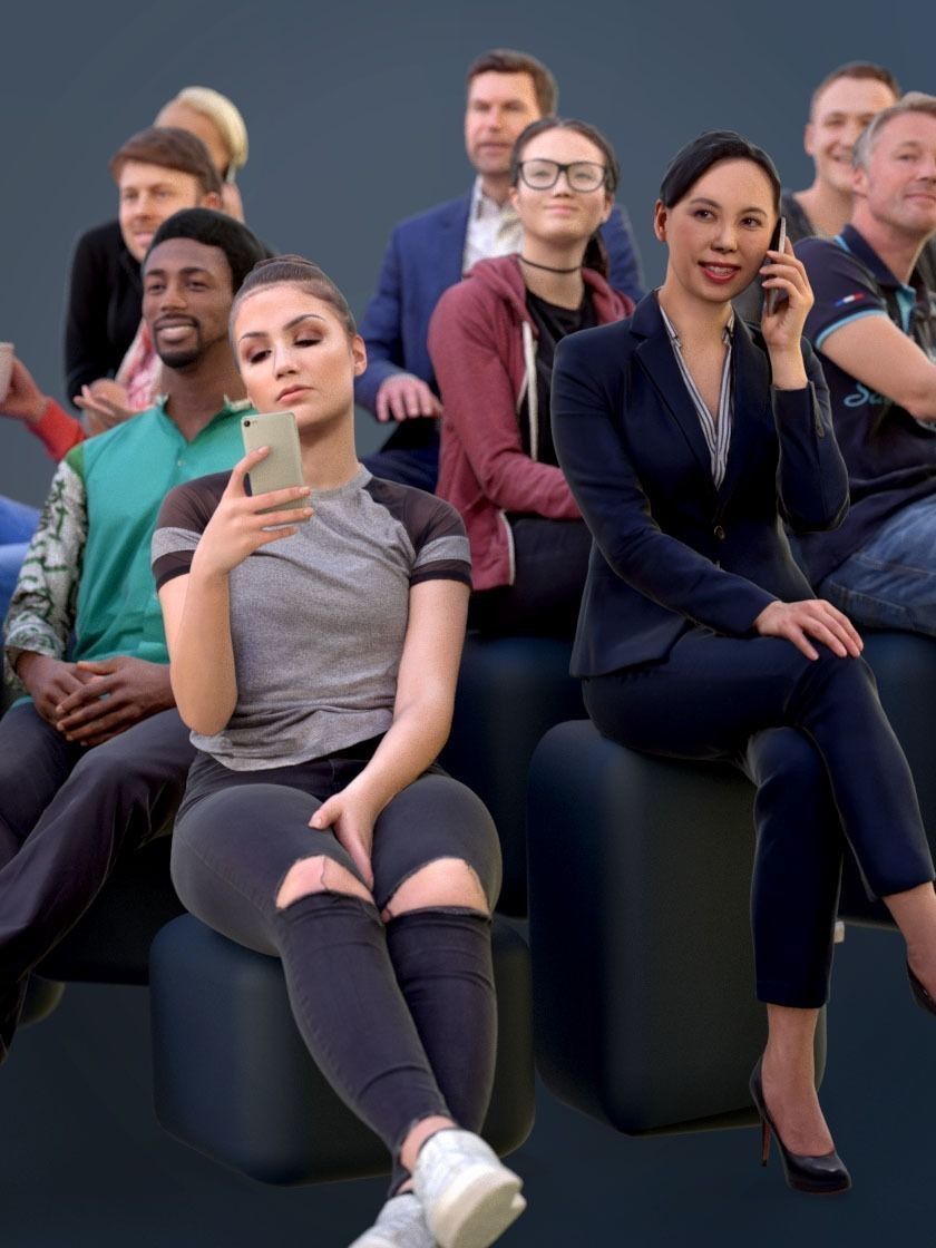 1001 - Sit Bundle 02 3D Model Collection_2