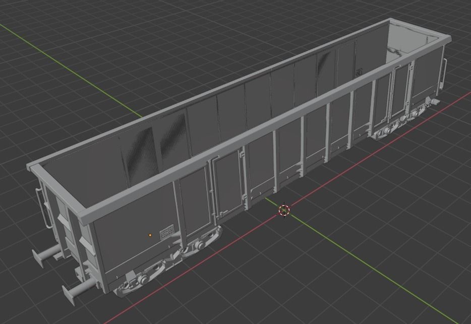 H0 1-87 scale Boxcar Eanos-x 056 3D print model_6