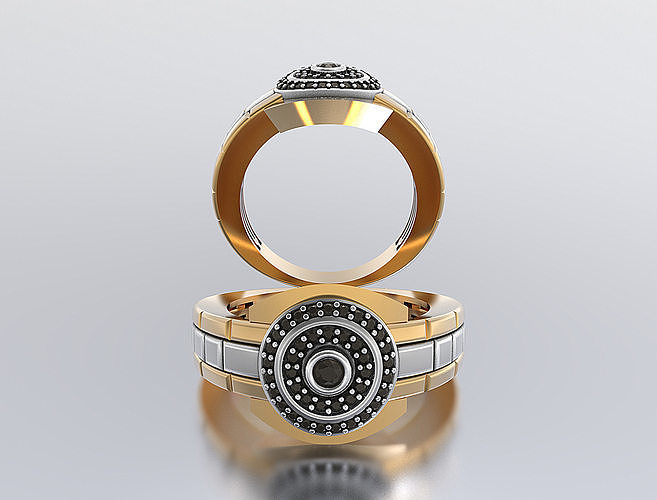 men ring 3D print model