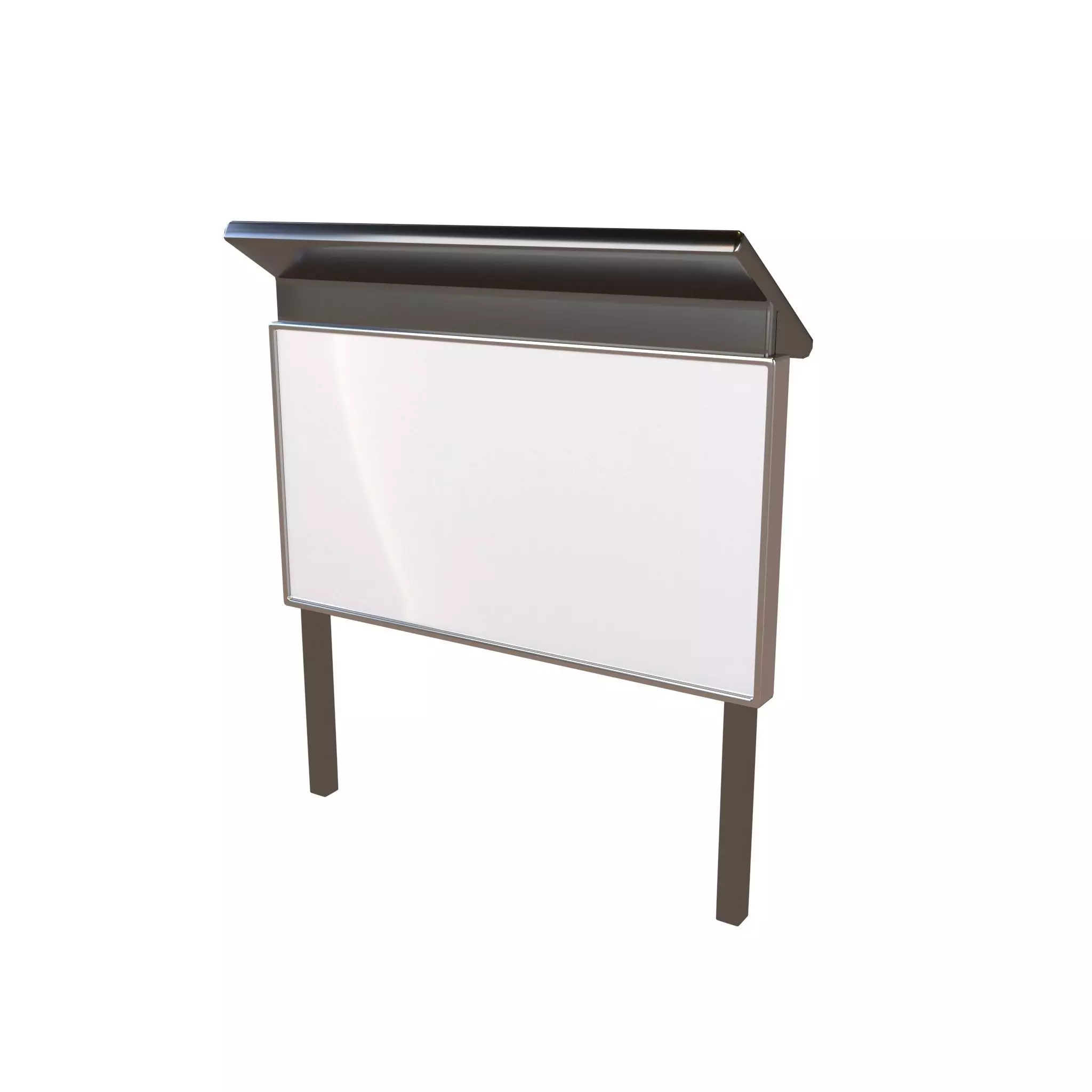 Advertising Display LCD Mockup v3 001 Low-poly 3D model_0