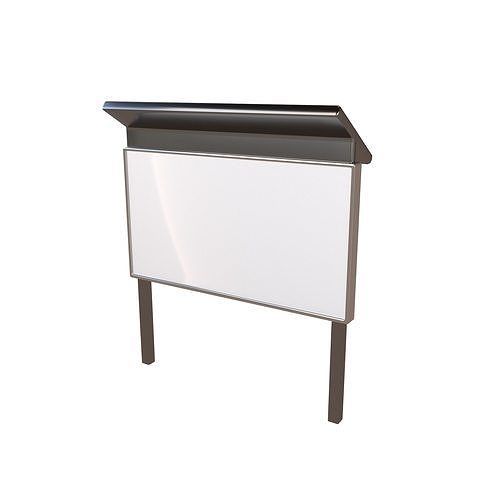 Advertising Display LCD Mockup v3 001 Low-poly 3D model