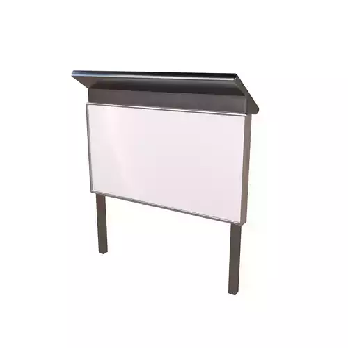 Advertising Display LCD Mockup v3 001 Low-poly 3D model