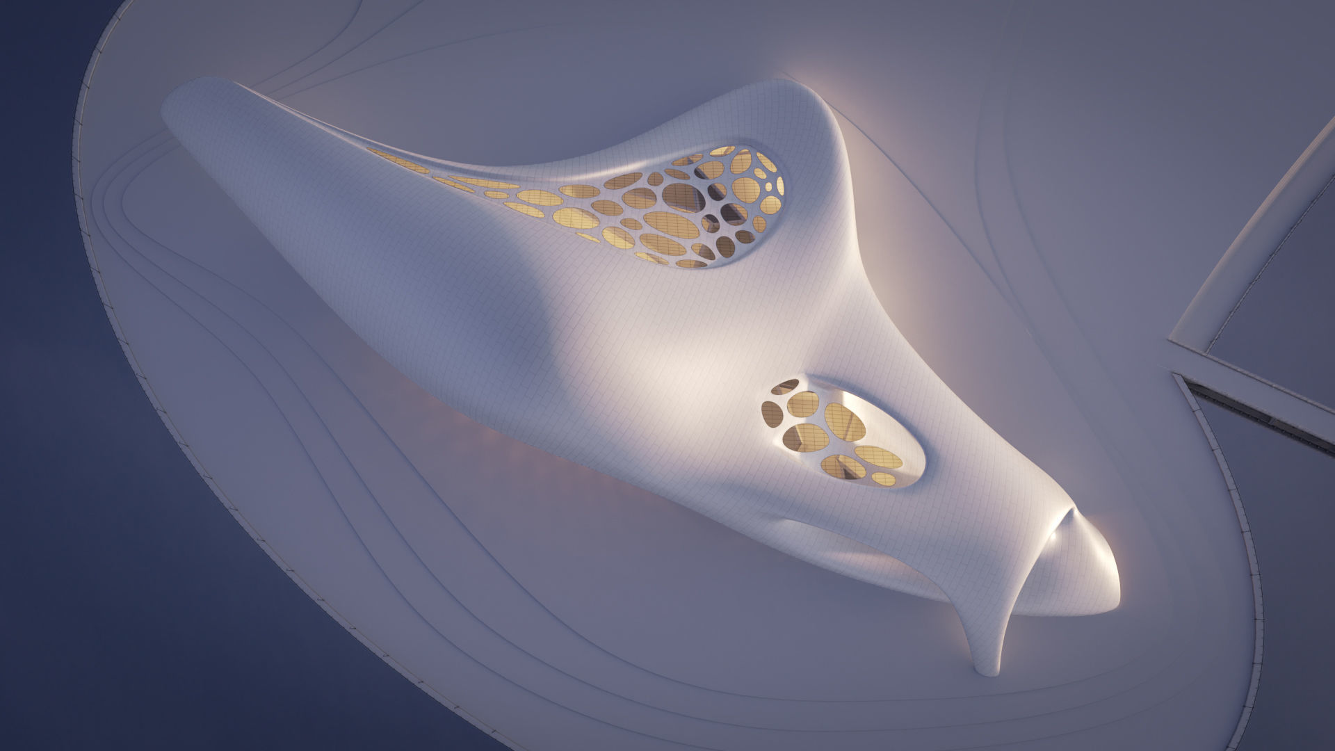 Futuristic building collection 4x 8 _14