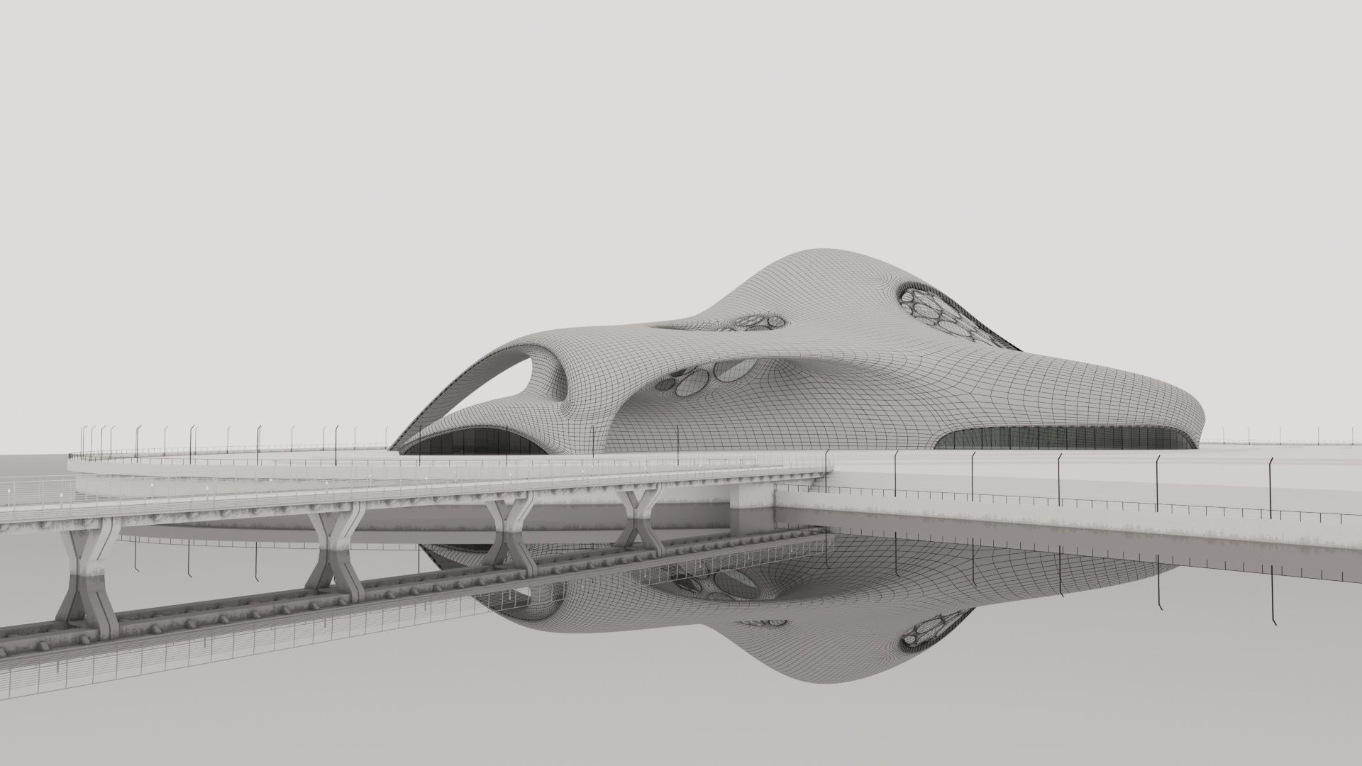 Futuristic building collection 4x 8 _16