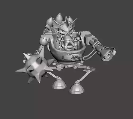Rumble 3D Model robot holding gun