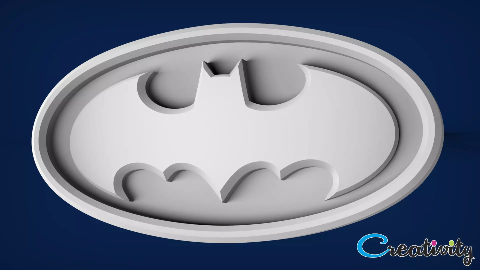 BATMAN 3D LOGO 3D print model_0