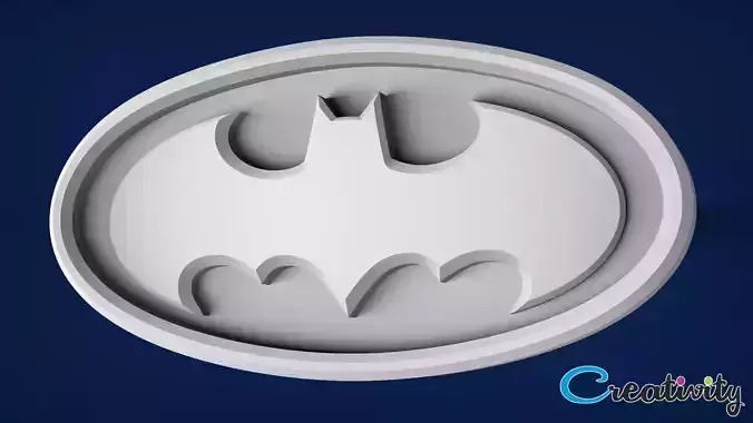 BATMAN 3D LOGO 3D print model