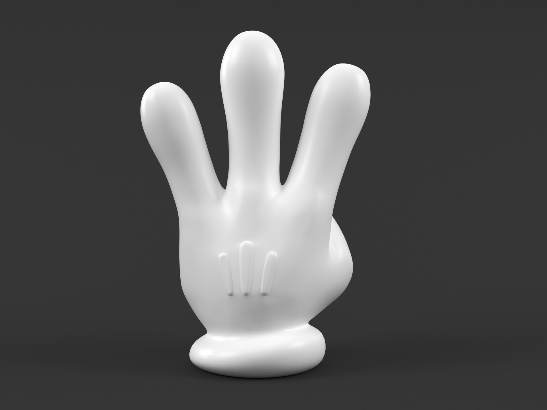 Mickeys hands Pack 01 3D print model_19