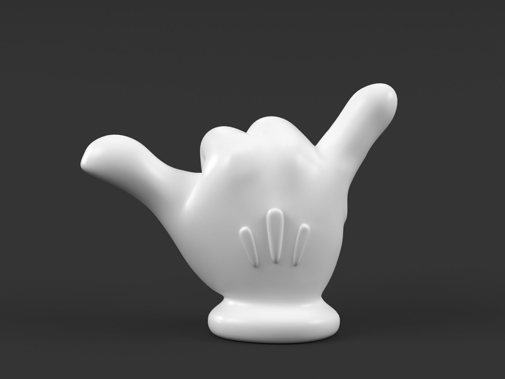Mickeys hands Pack 01 3D print model_18