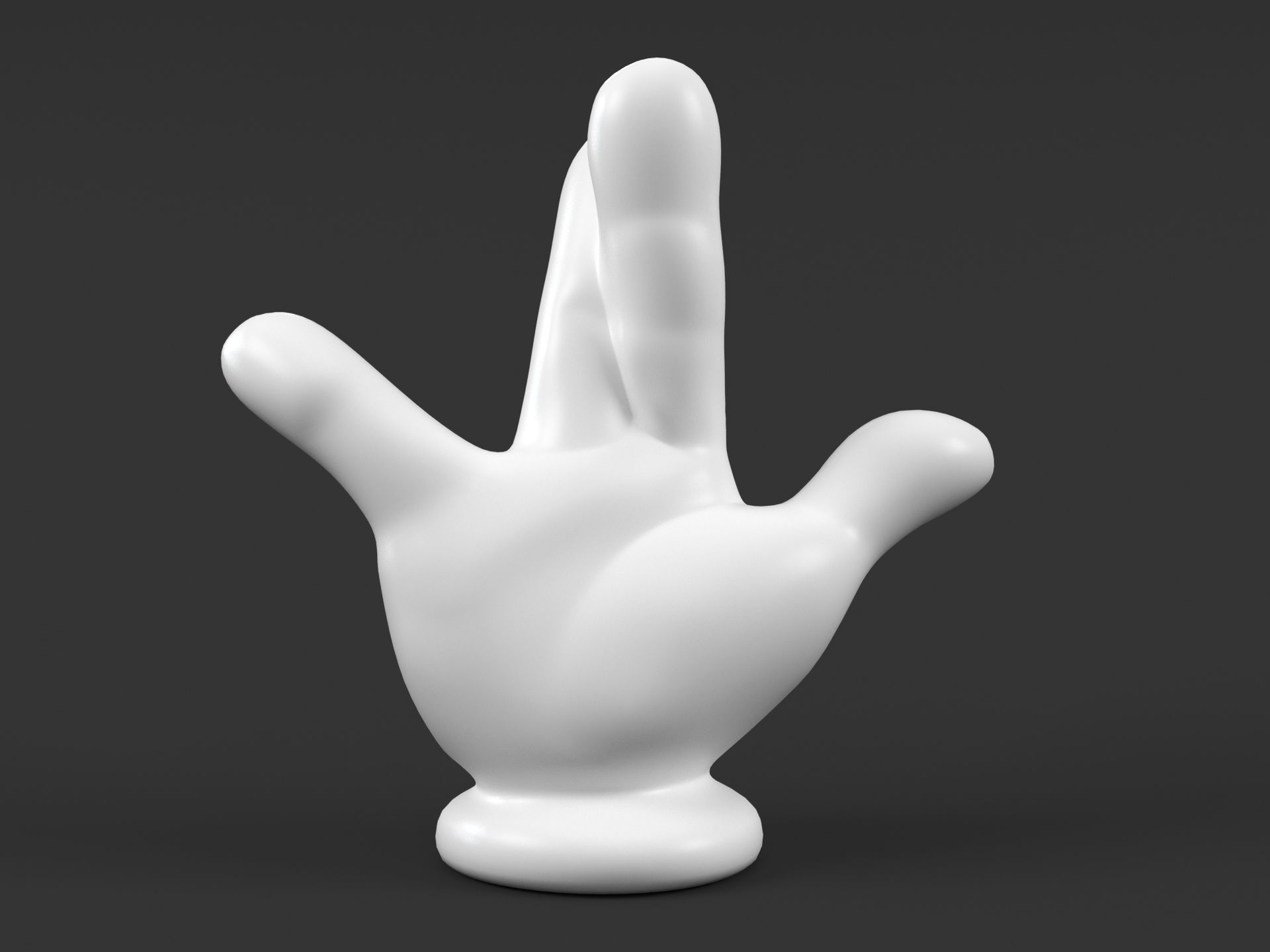 Mickeys hands Pack 01 3D print model_6