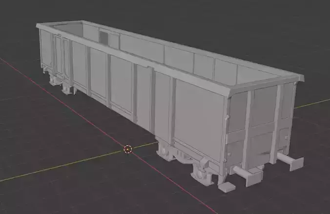H0 1-87 scale Boxcar Eaos-x 057 3D print model