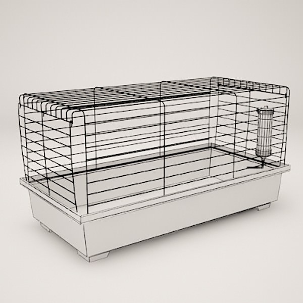 Hamster Cage 3D model_1