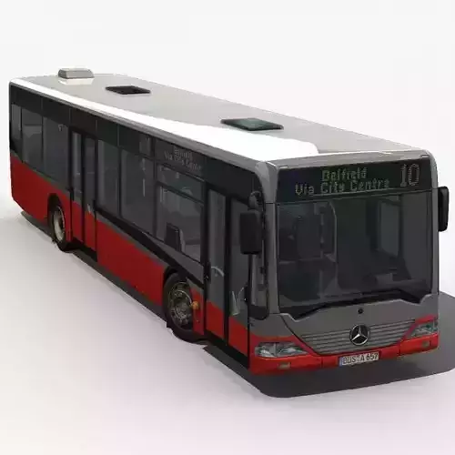 City Bus - Mercedes Citaro textured 3D model