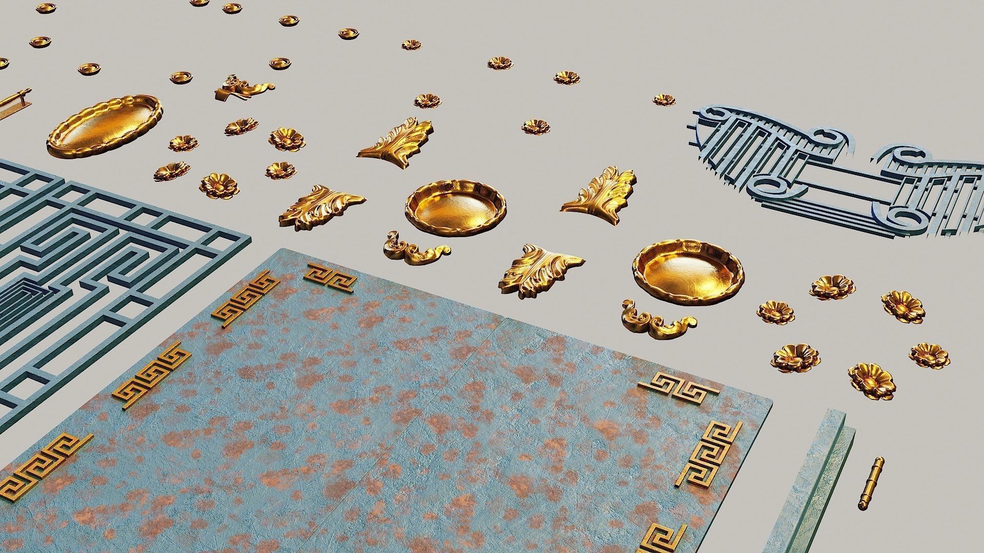 Door  Gates 01 3D model_11