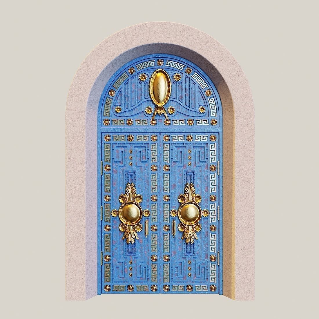 Door  Gates 01 3D model_4