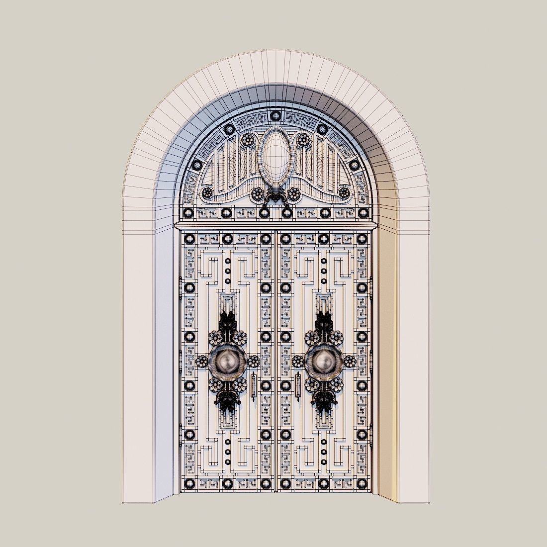 Door  Gates 01 3D model_5