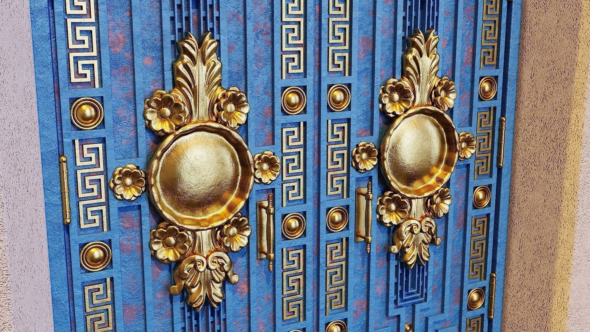 Door  Gates 01 3D model_2