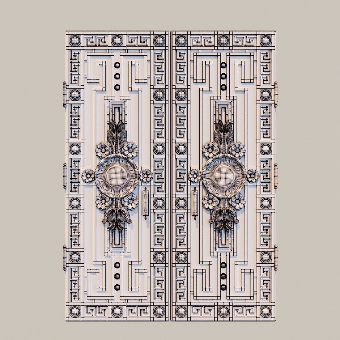 Door  Gates 01 3D model_10