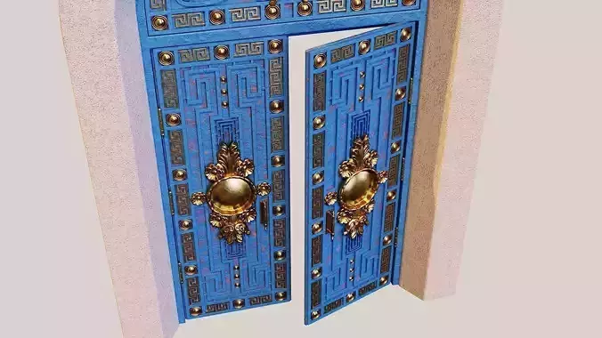 Door  Gates 01 3D model