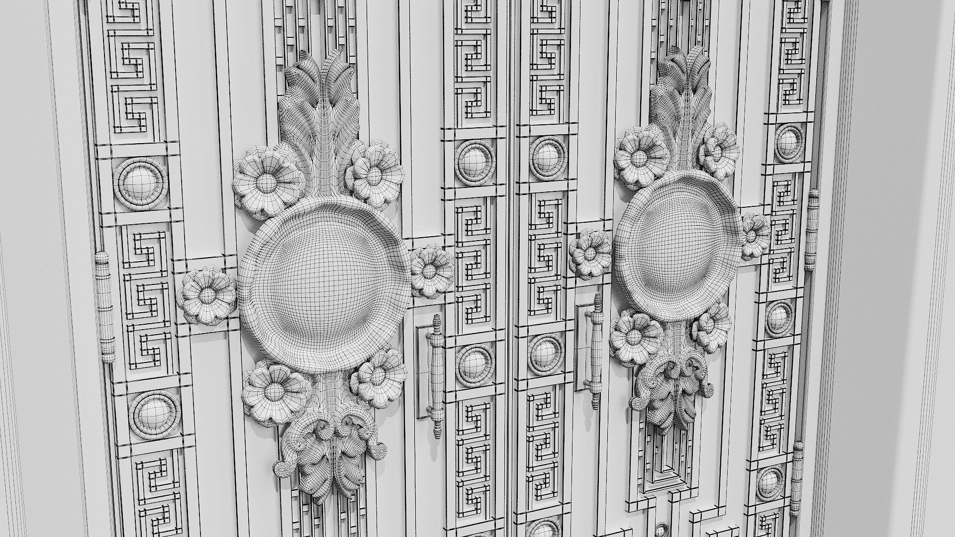 Door  Gates 01 3D model_3