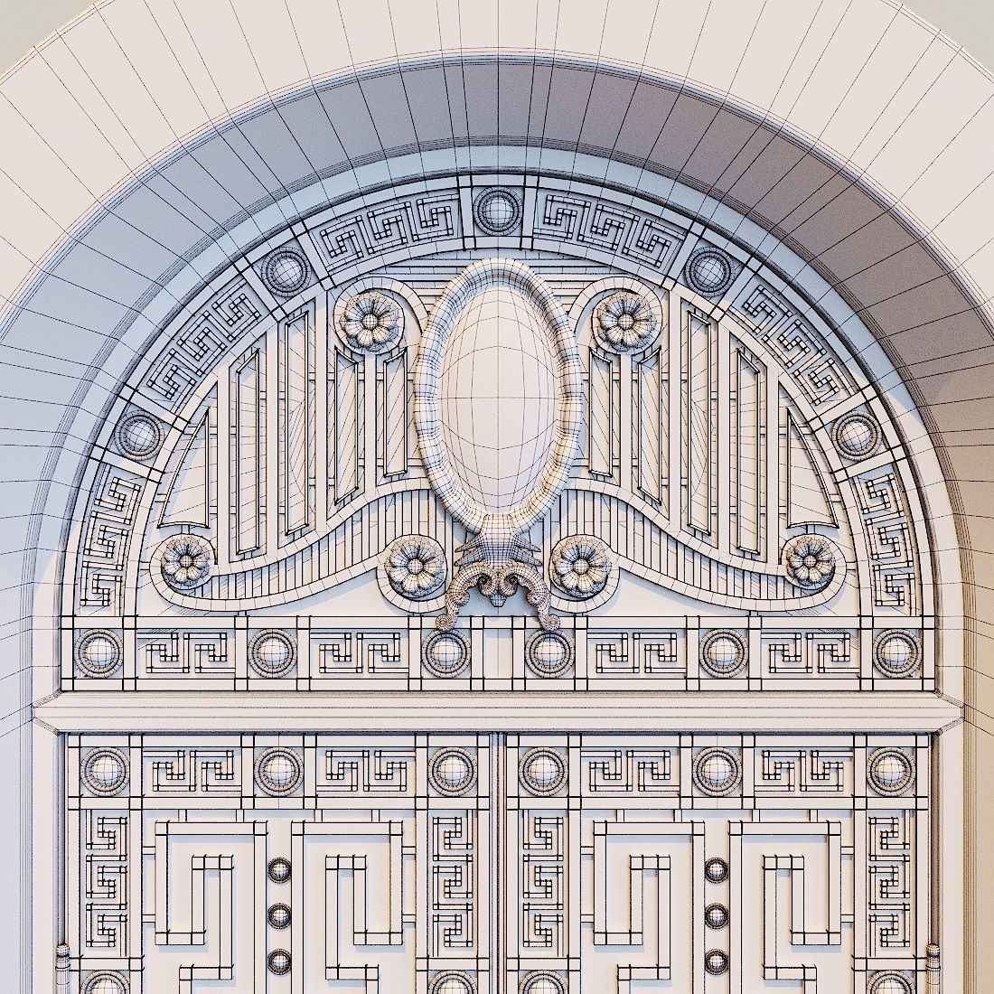 Door  Gates 01 3D model_8
