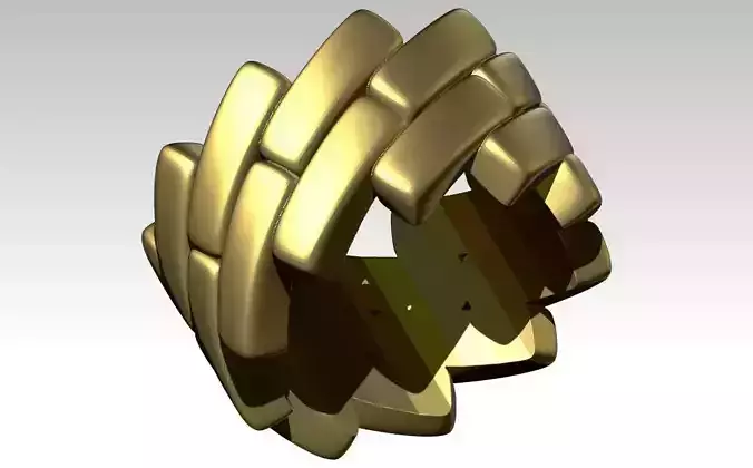 chain fashion modern ring