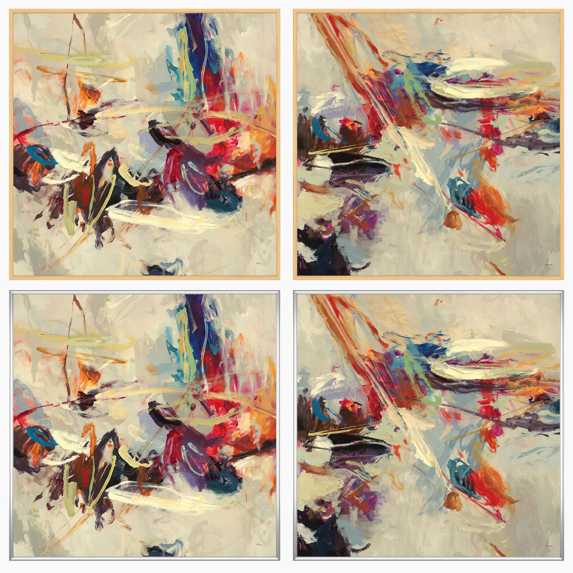 Wall Art Set 3401 3D model_2