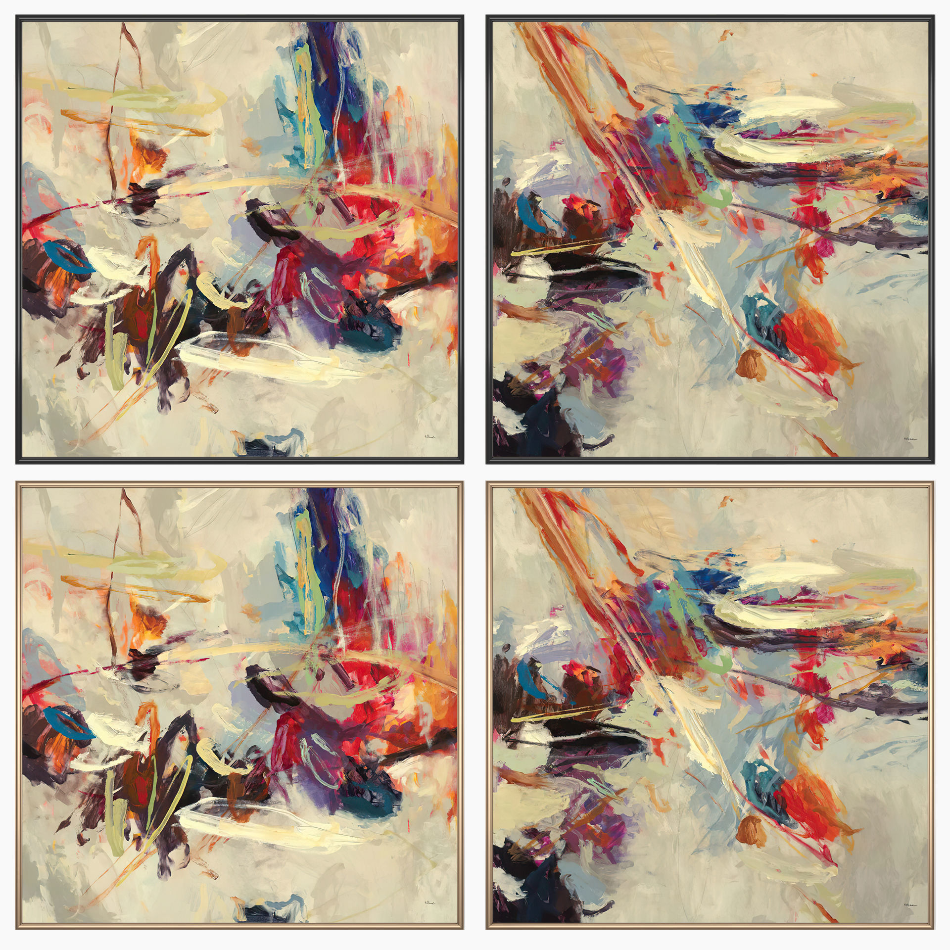 Wall Art Set 3401 3D model_1