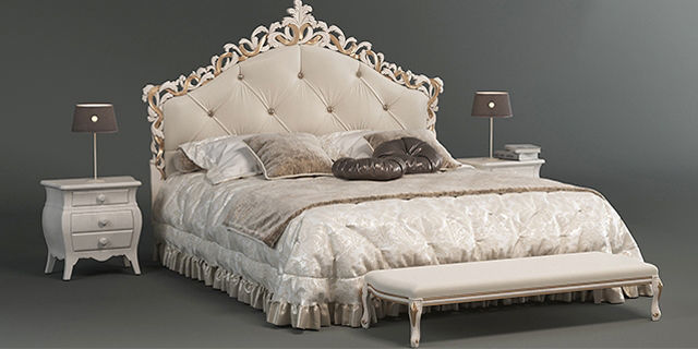 Classic Bed Collection Vol 01 15 Items  3D model_13