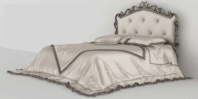 Classic Bed Collection Vol 01 15 Items  3D model_11