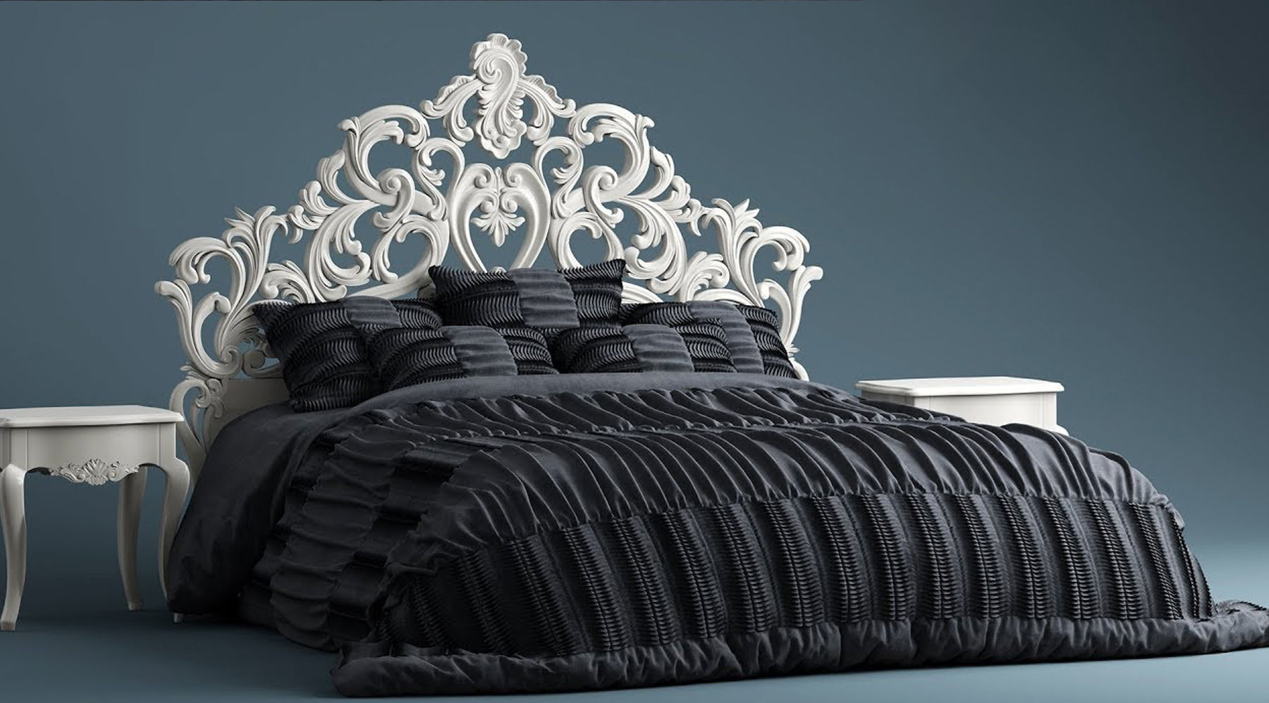 Classic Bed Collection Vol 01 15 Items  3D model_15