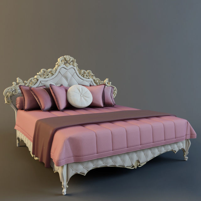 Classic Bed Collection Vol 01 15 Items  3D model_14
