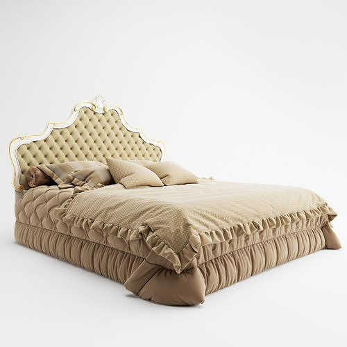Classic Bed Collection Vol 01 15 Items  3D model 4