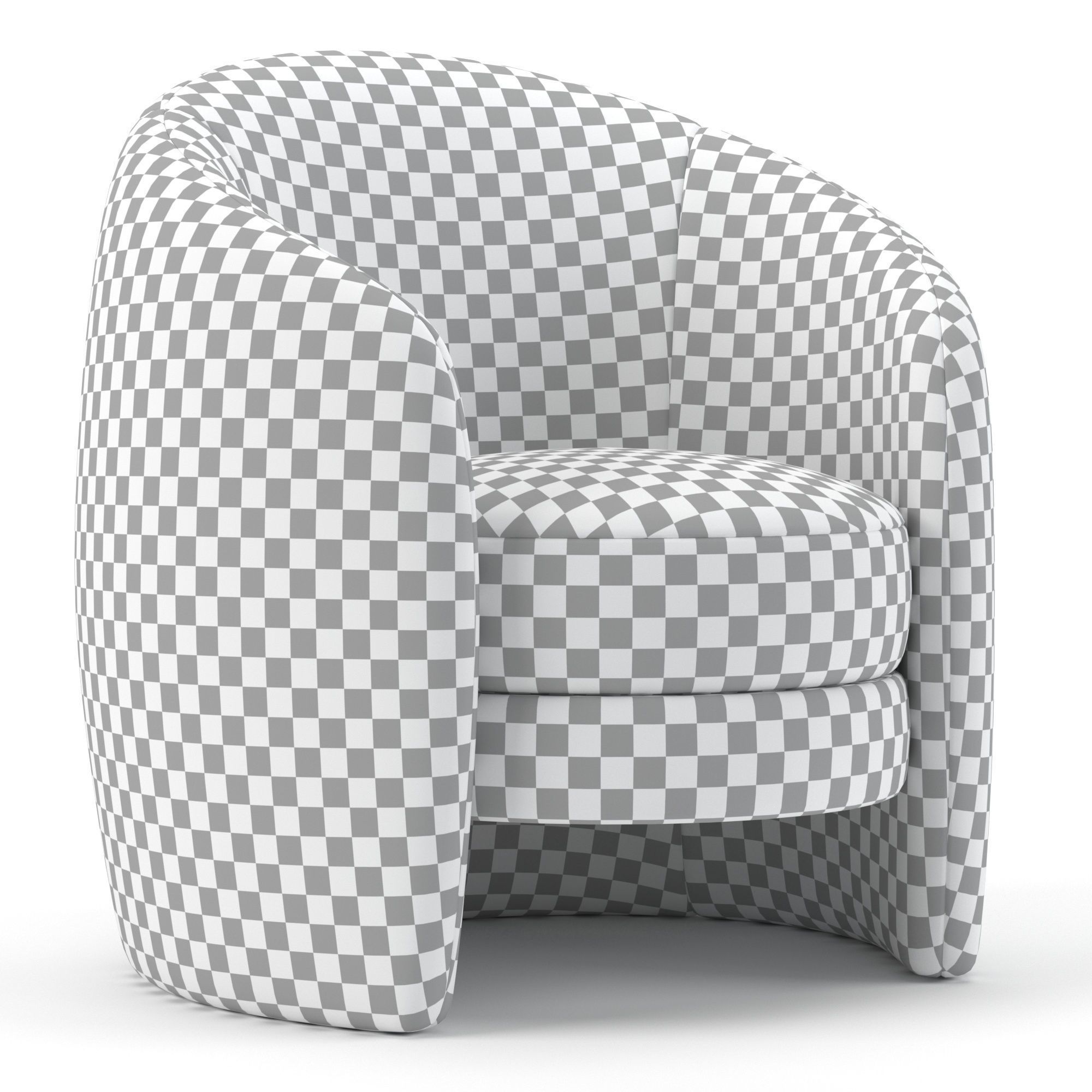 Crate and barrel Calder chair 3D model_6
