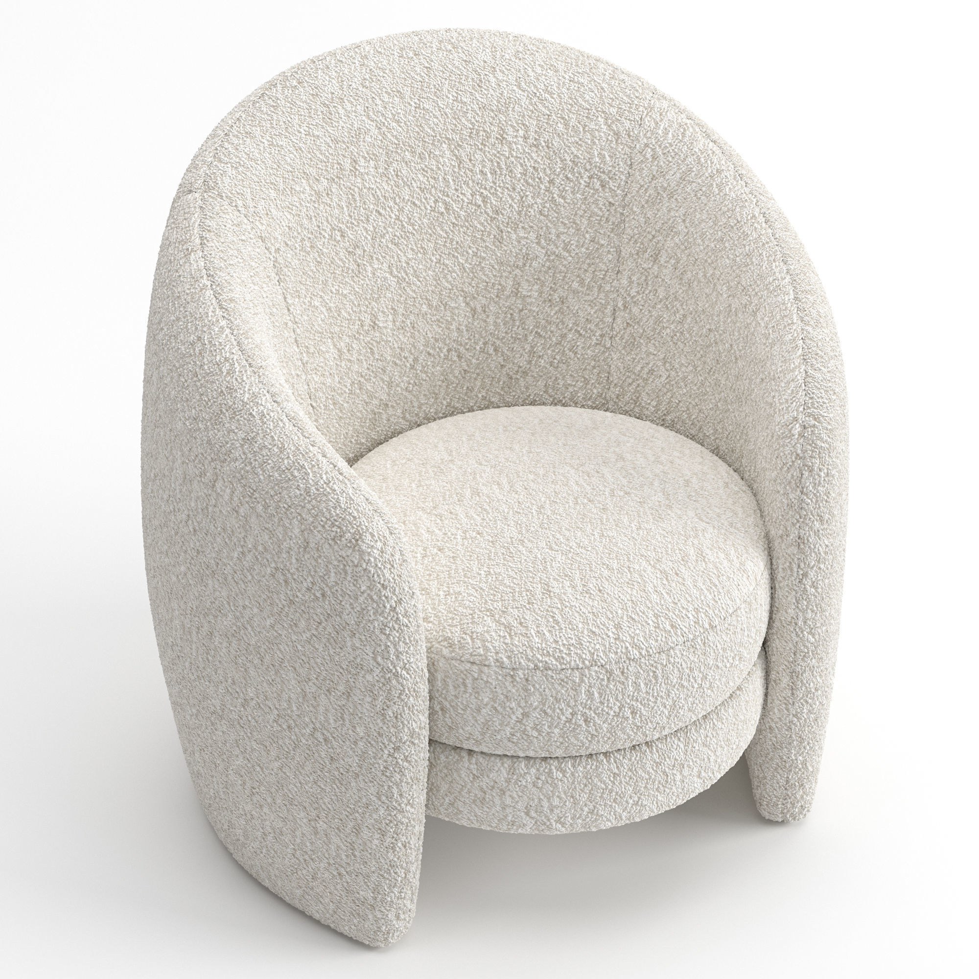 Crate and barrel Calder chair 3D model_2