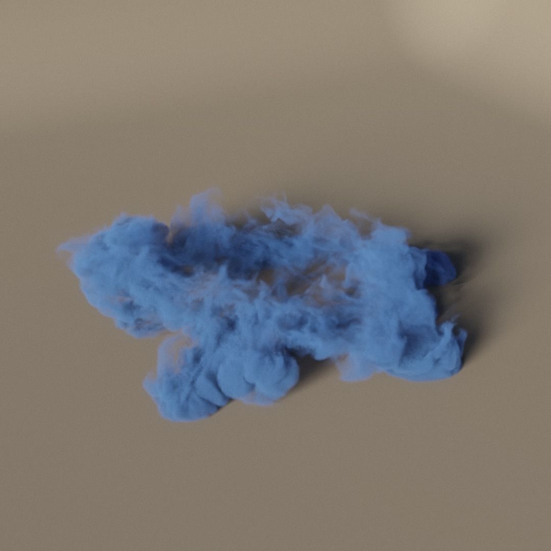 3D Animated Dust wave  explosion  3D model_5