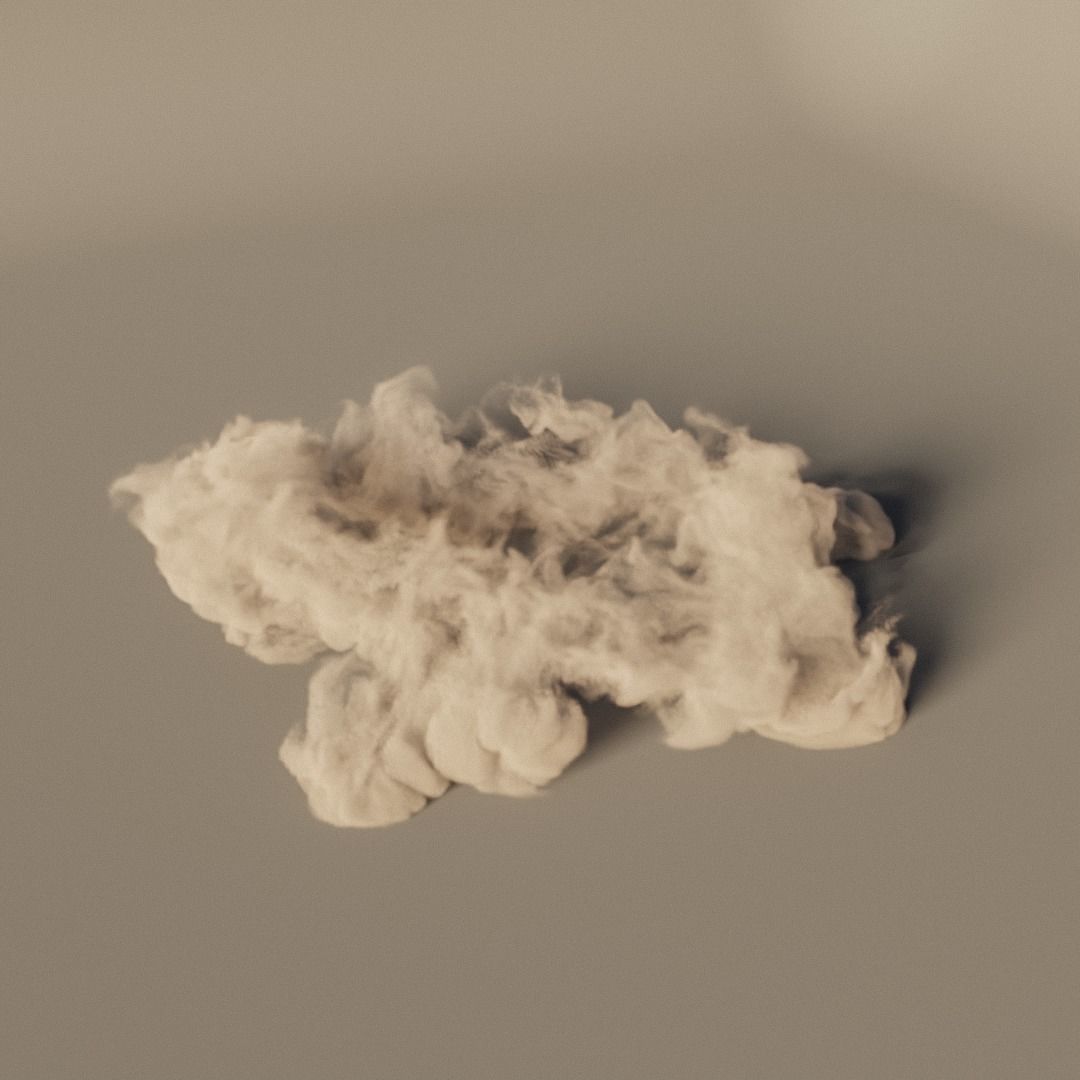 3D Animated Dust wave  explosion  3D model_4