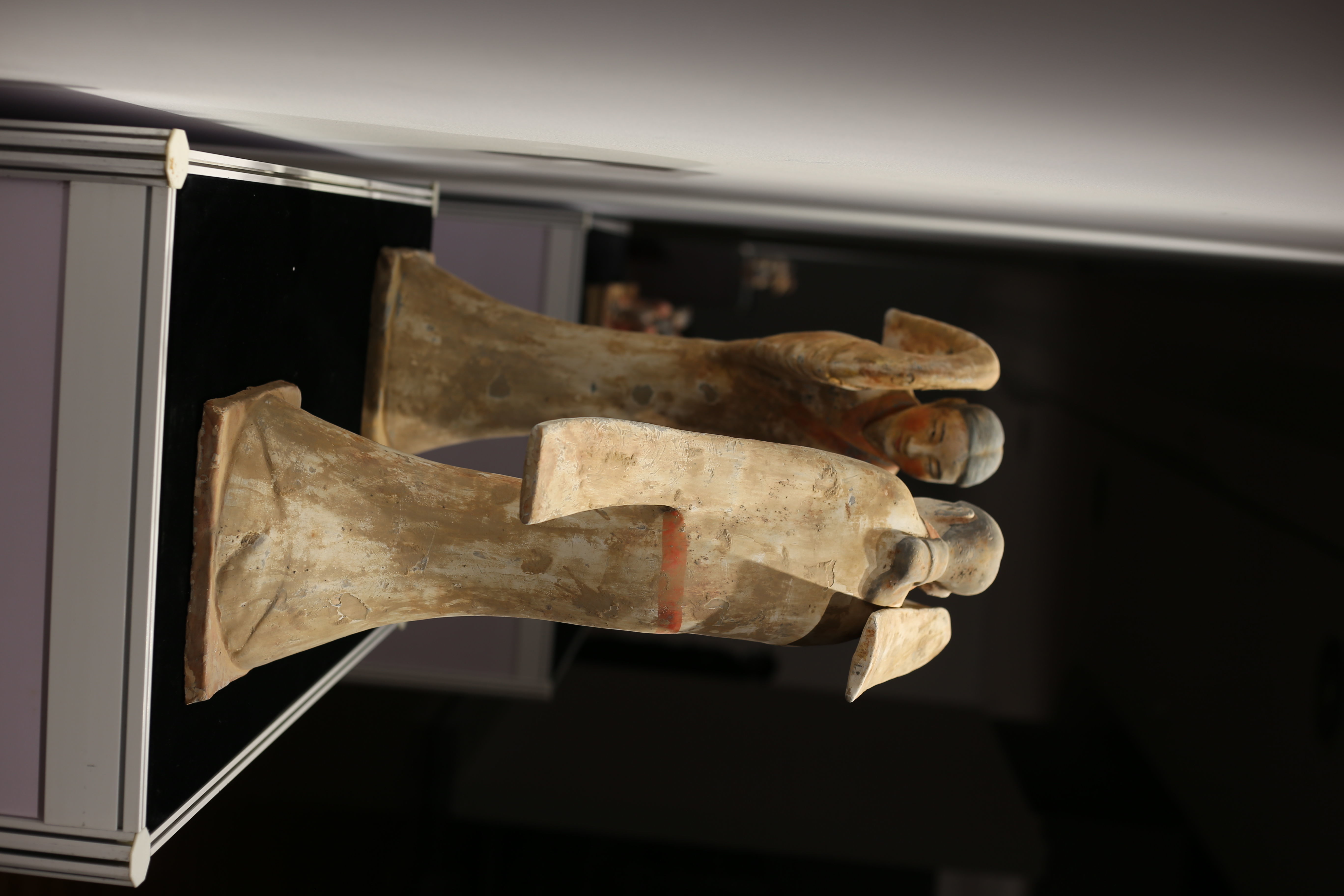 The sculpture of painted pottery figurines in Han Dynasty 3D print model_1