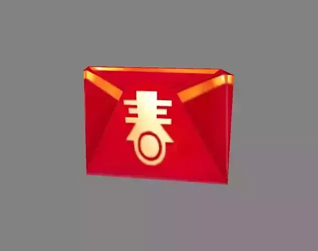 Cartoon chinese new year red envelope