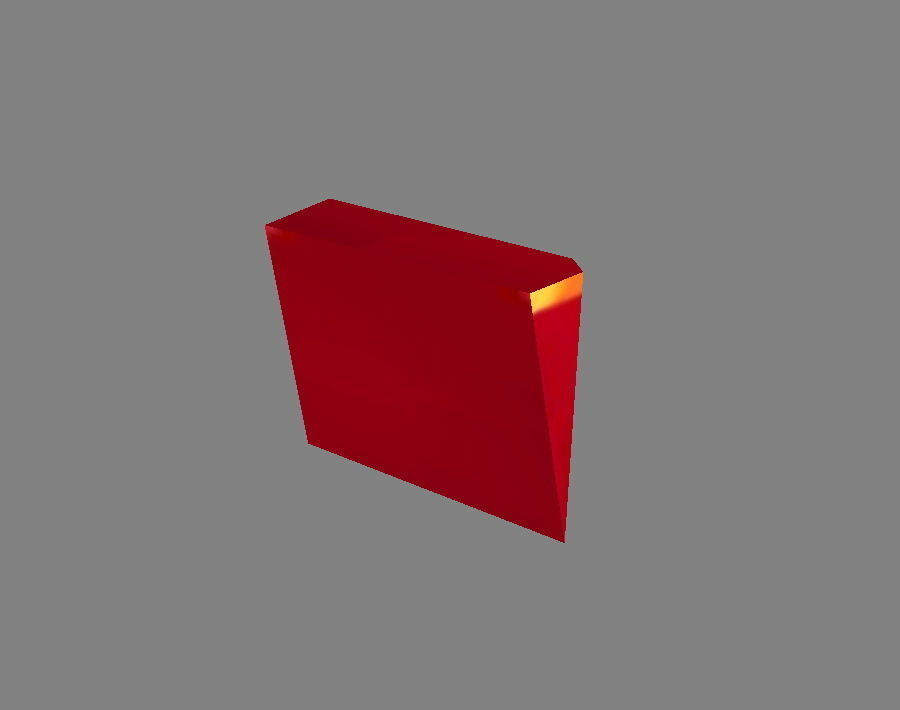 Cartoon chinese new year red envelope Low-poly 3D model_2