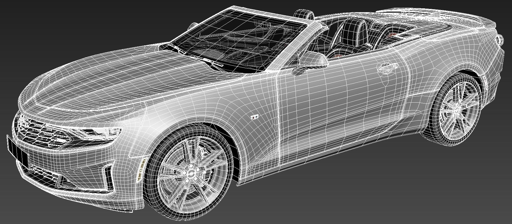 Chevrolet Camaro Convertible RS 2019 3D model_12