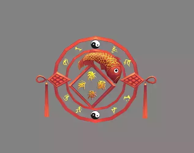 Cartoon Spring Festival Ornaments - Chinese New Year Stickers