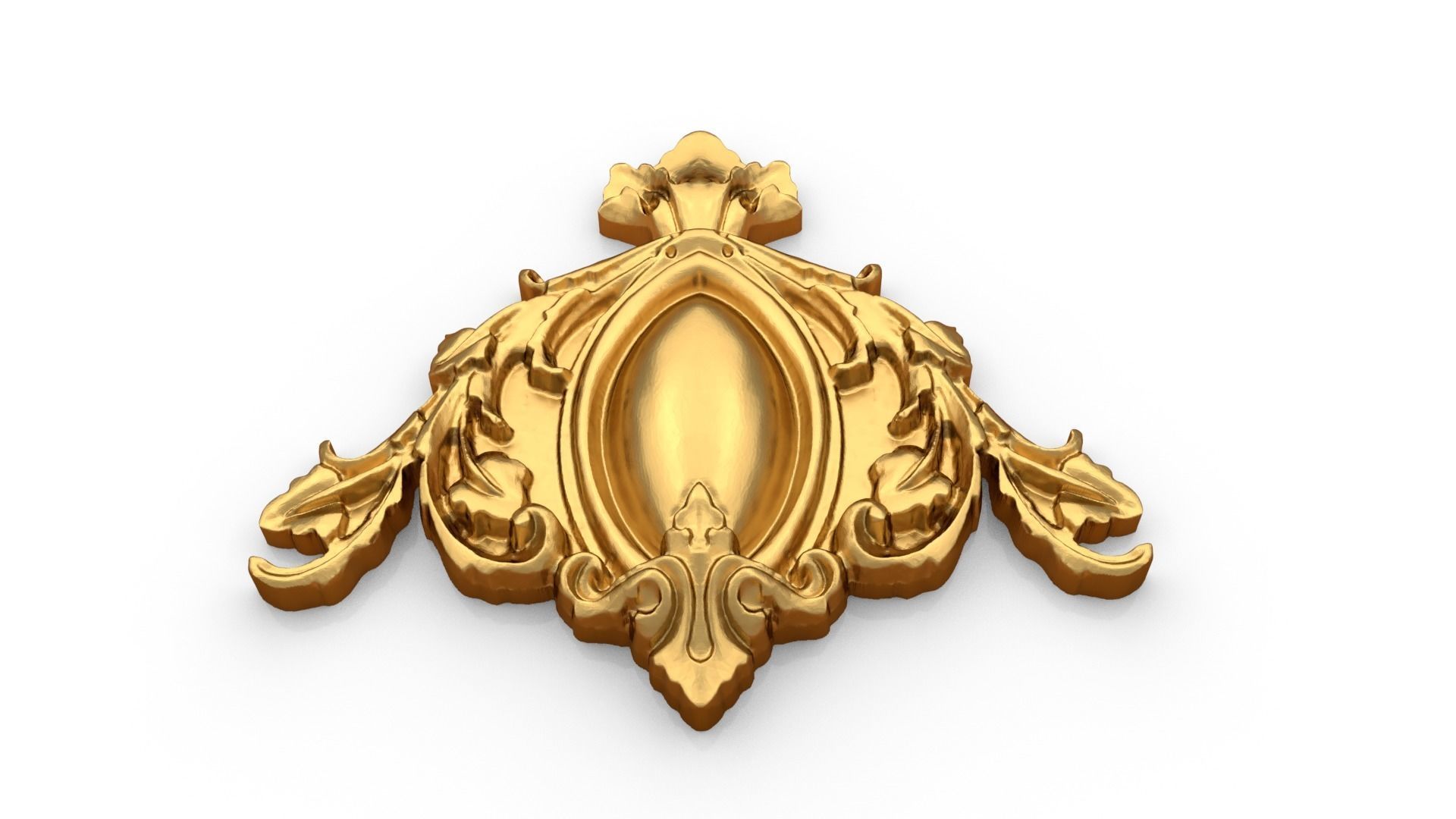 Classic decor ornament 06 3D print model_3