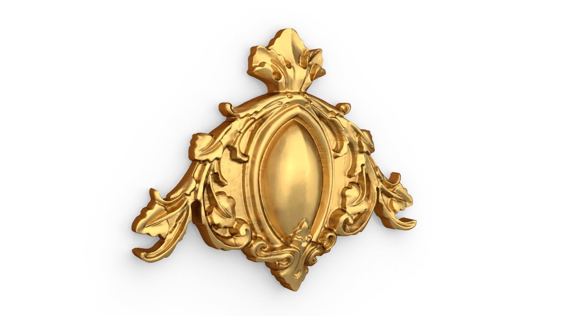 Classic decor ornament 06 3D print model_1