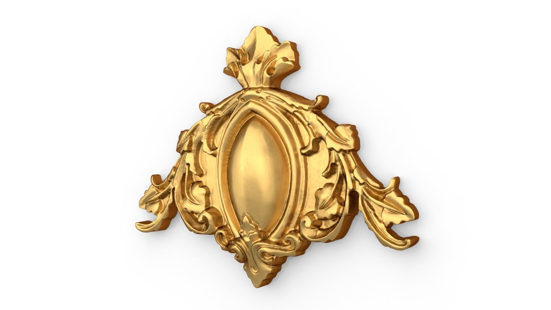 Classic decor ornament 06 3D print model_2