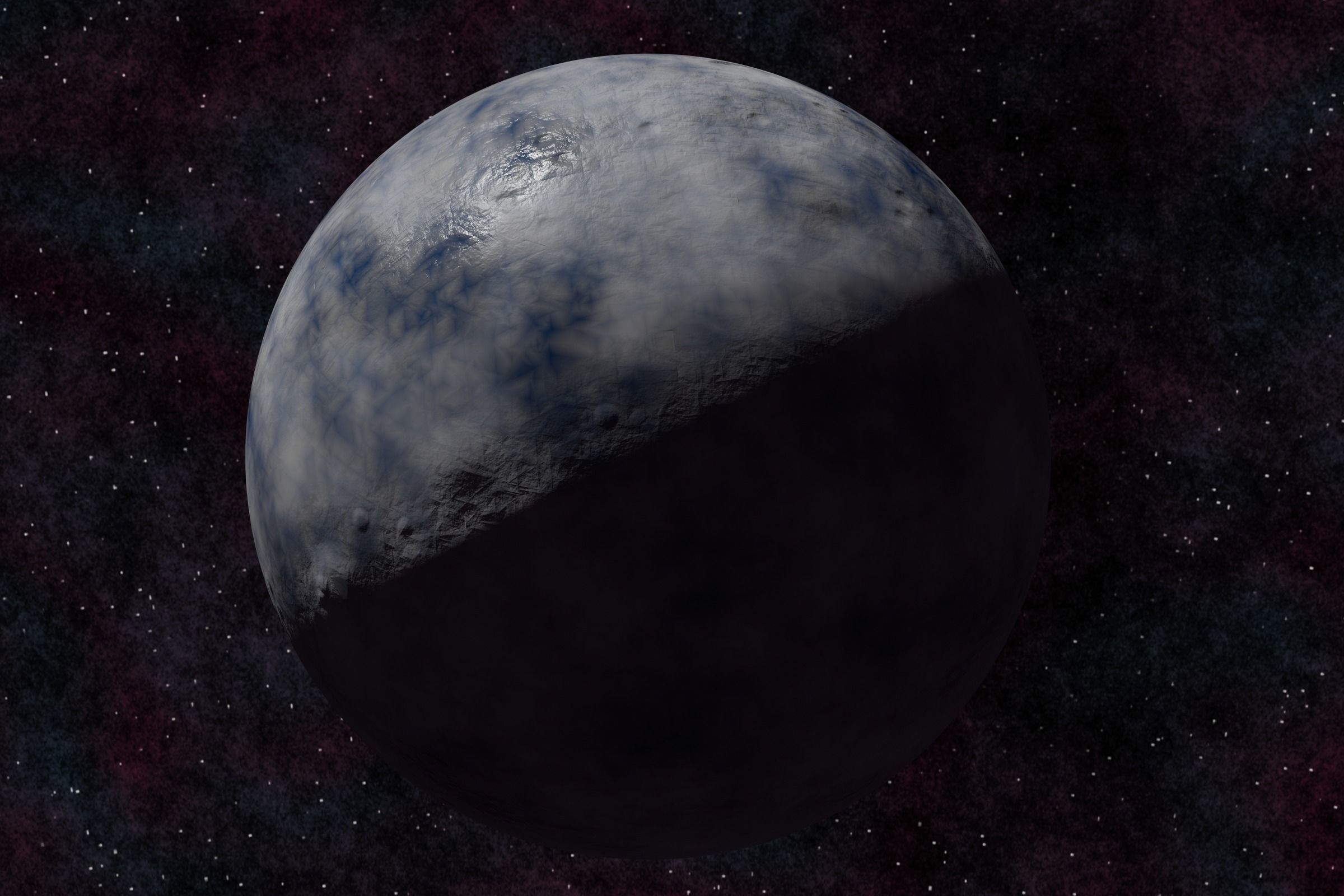 Ice planet 003-beta Low-poly 3D model_8