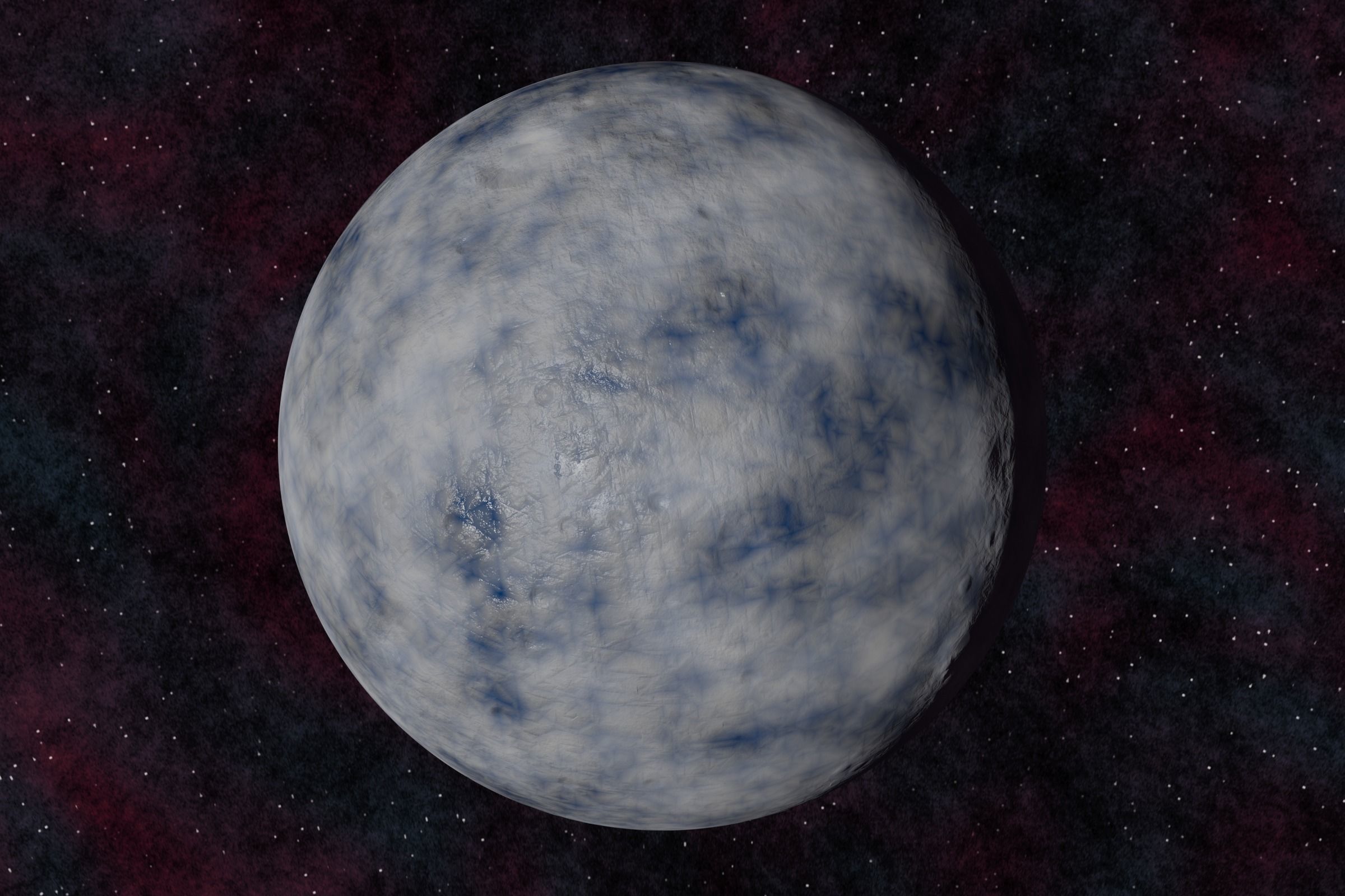 Ice planet 003-beta Low-poly 3D model_2